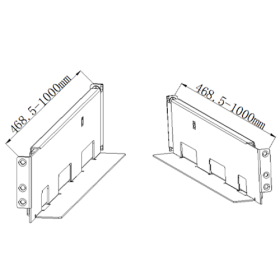 Glisiera pentru rack UPS din seria R - HIKVISION Glisiera-UPS-R HIKVISION - 1